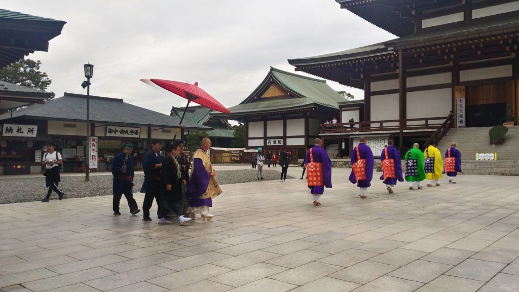 The March of the Monks Naritasan Shinshoji Temple