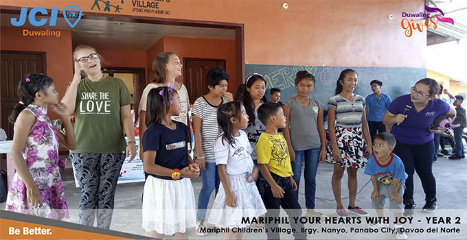 Mariphil Your Hearts With Joy – JCI Duwaling Gives