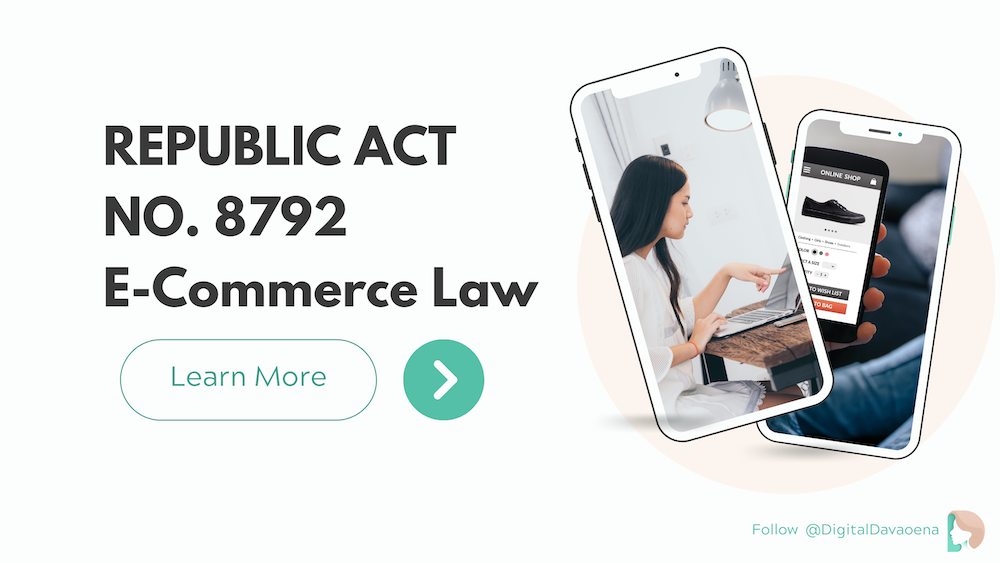 RA 8792 – Philippine Ecommerce Law