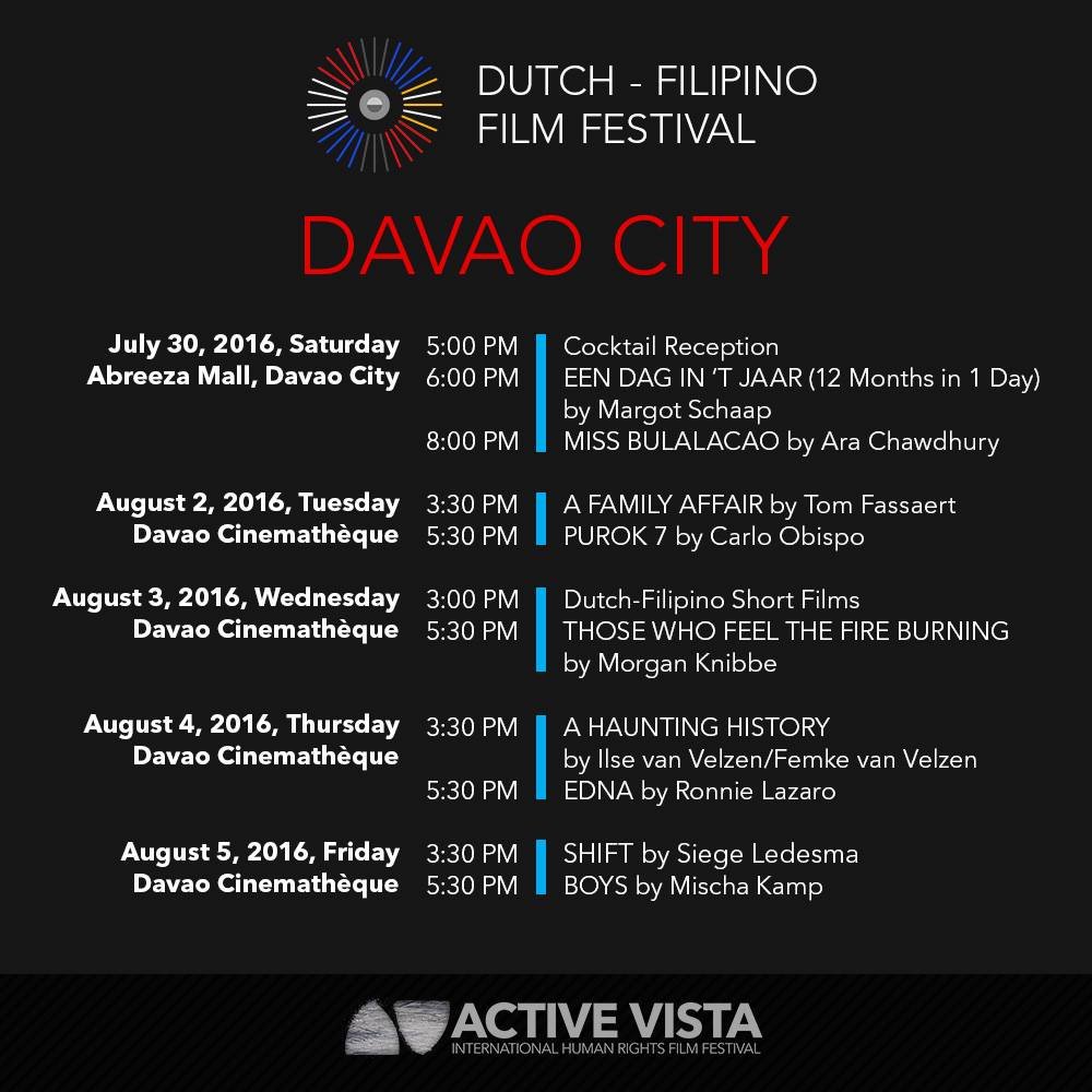 Active Vista Dutch Filipino Film Festival Davao