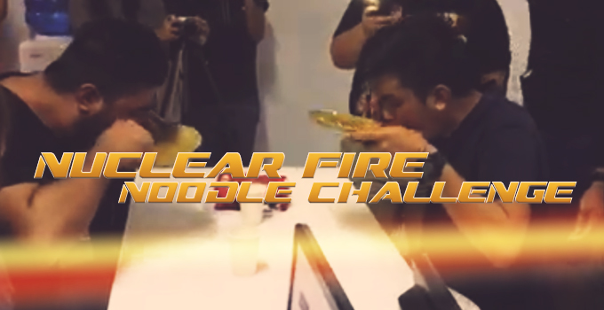 CoffeeBot Does the Nuclear Fire Noodle Challenge