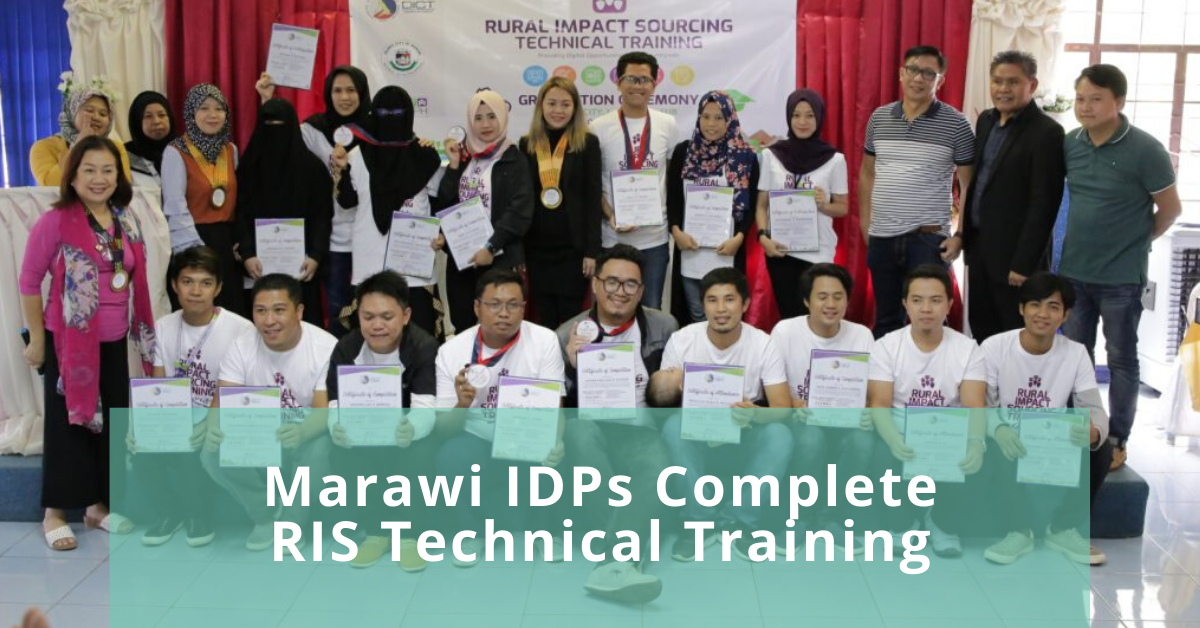 Marawi Marawi IDPs Complete RIS Technical Training