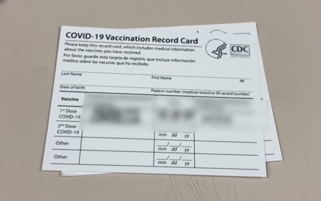 Sharing COVID-19 vaccination card on social media could make you a target for scammers