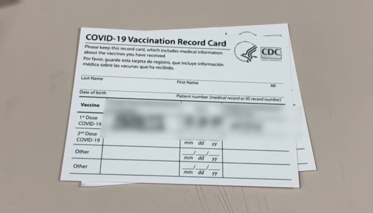 Sharing COVID-19 vaccination card on social media could make you a target for scammers