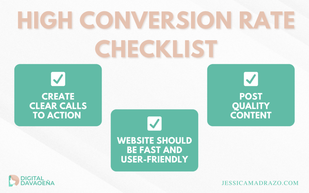 Conversion Rate Checklist