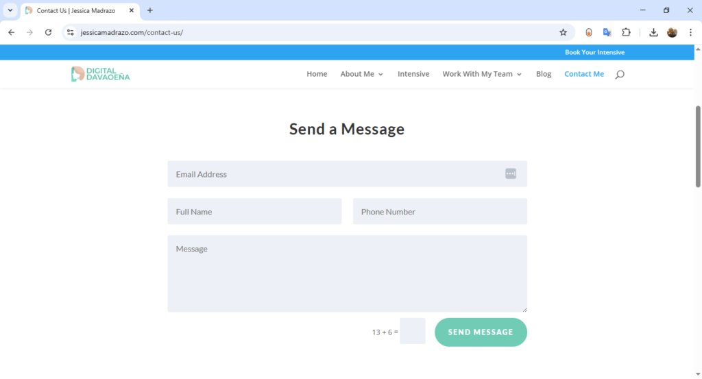 Contact Page