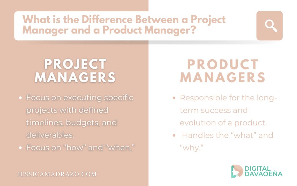 Difference Between a Project Manager and a Product Manager