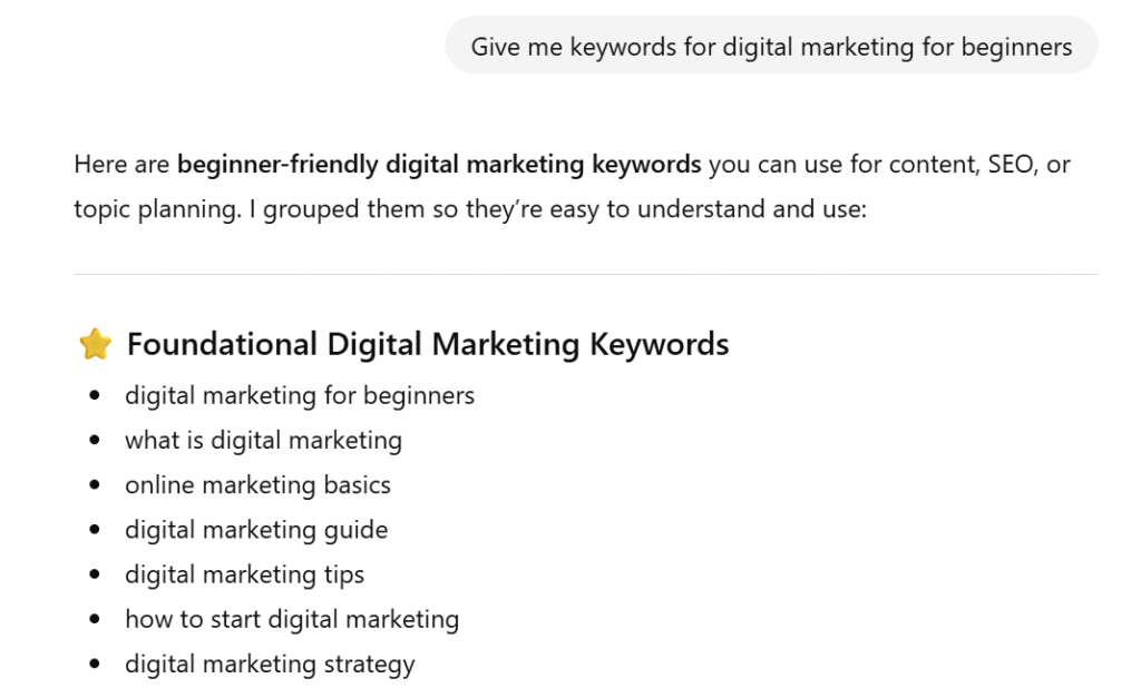 keyword research