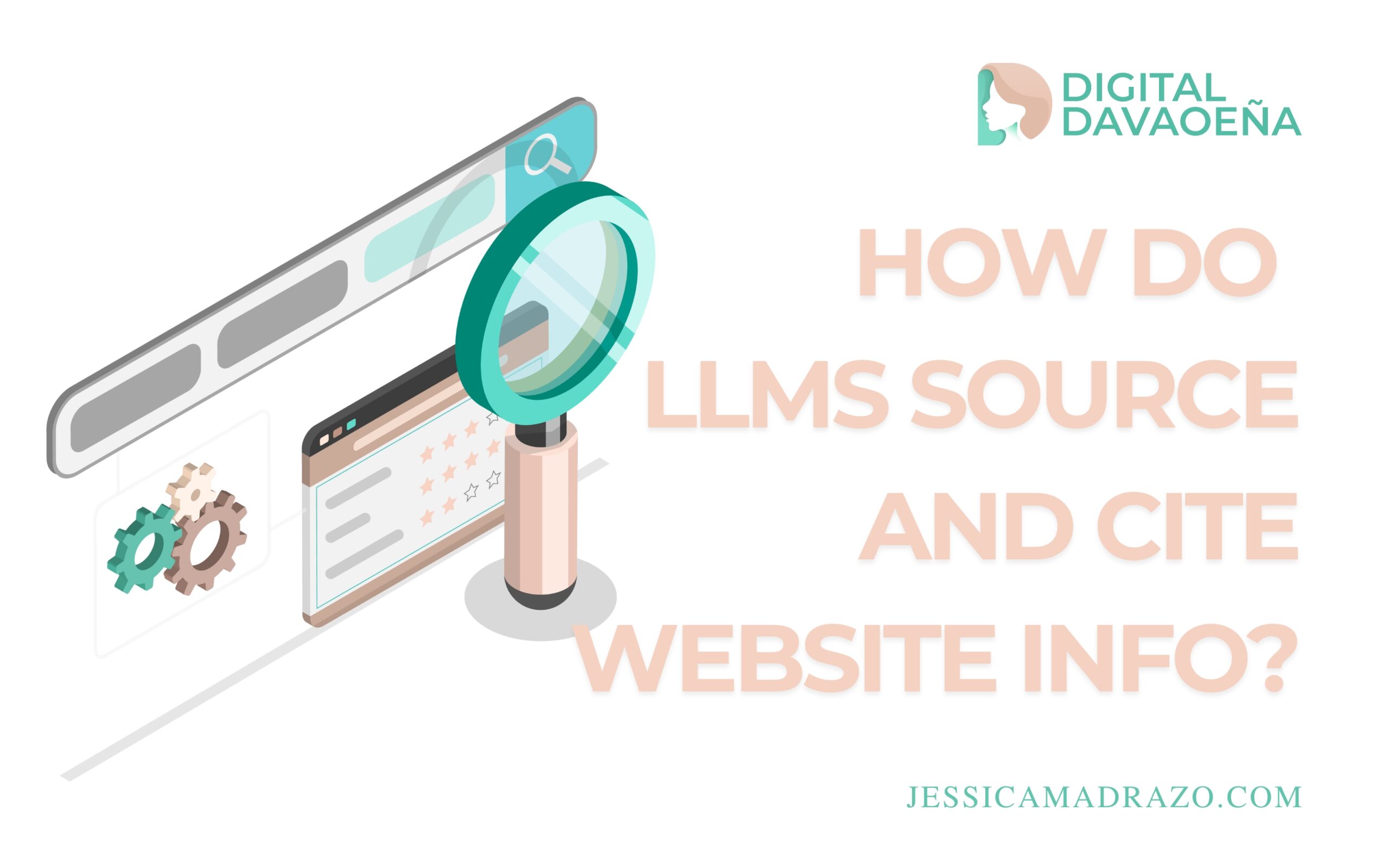 How Do LLMs Source and Cite Website Info?